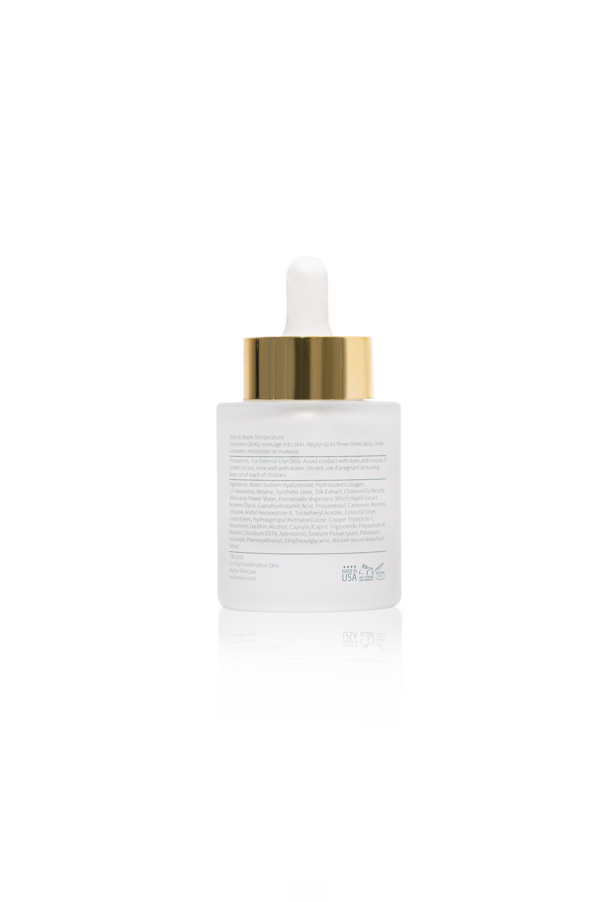 Clarifying Peptide Serum with Colloidal Silver